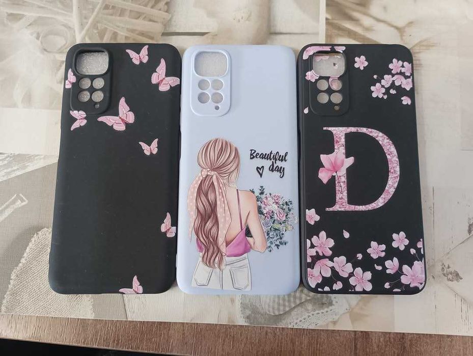 Продавам силиконов кейс 3 бр . за телефон Xiaomi Note 11 s 4 g.