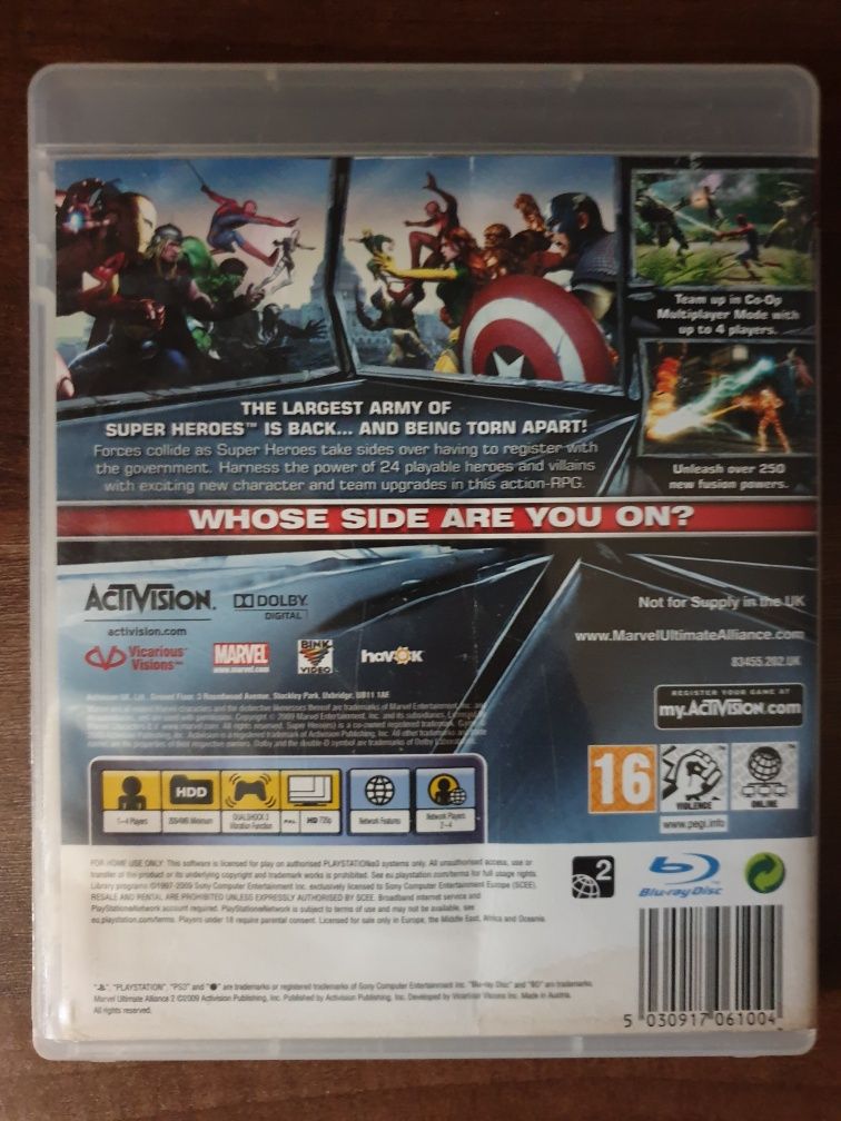 Marvel Ultimate Alliance 2 PS3/Playstation 3