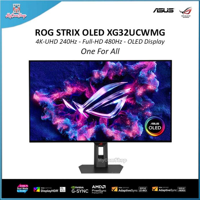 Монитор ROG STRIX OLED XG32UCWMG 4k 240/480hz