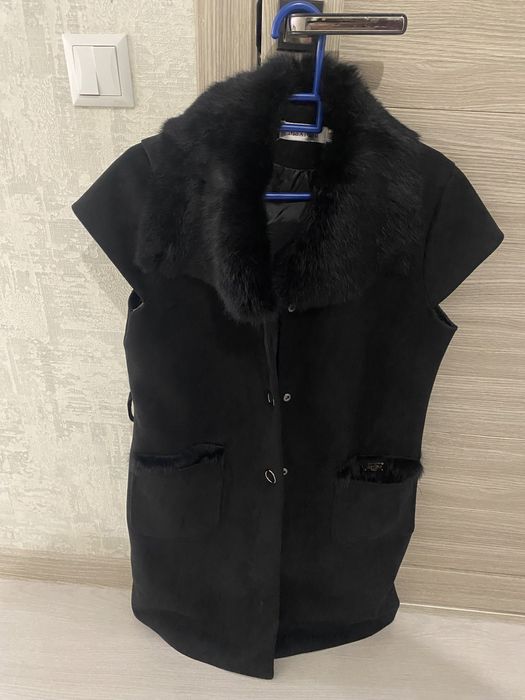 Мини Шубка безрукавка весна- осень