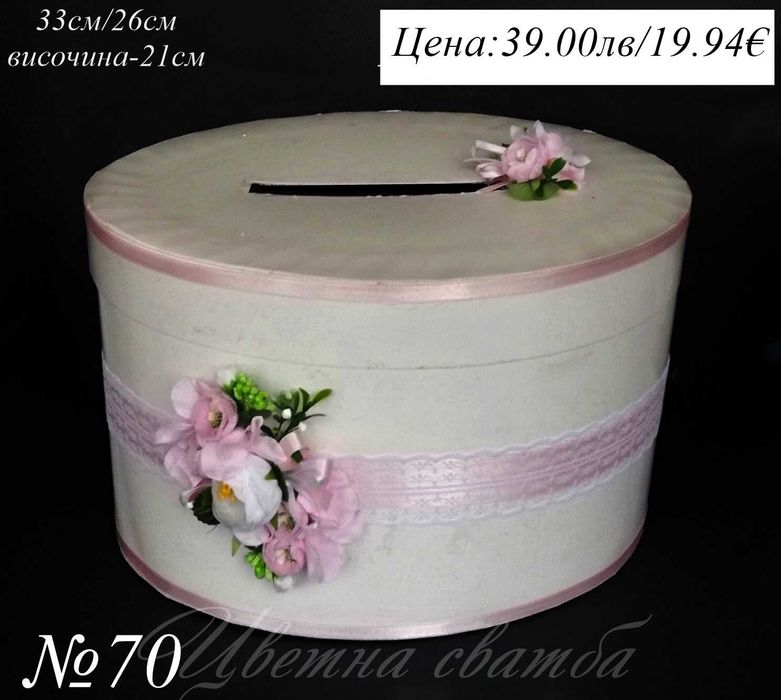 Сватбена кутия за пари, Сватбени кутии за пари, Кутия за пари