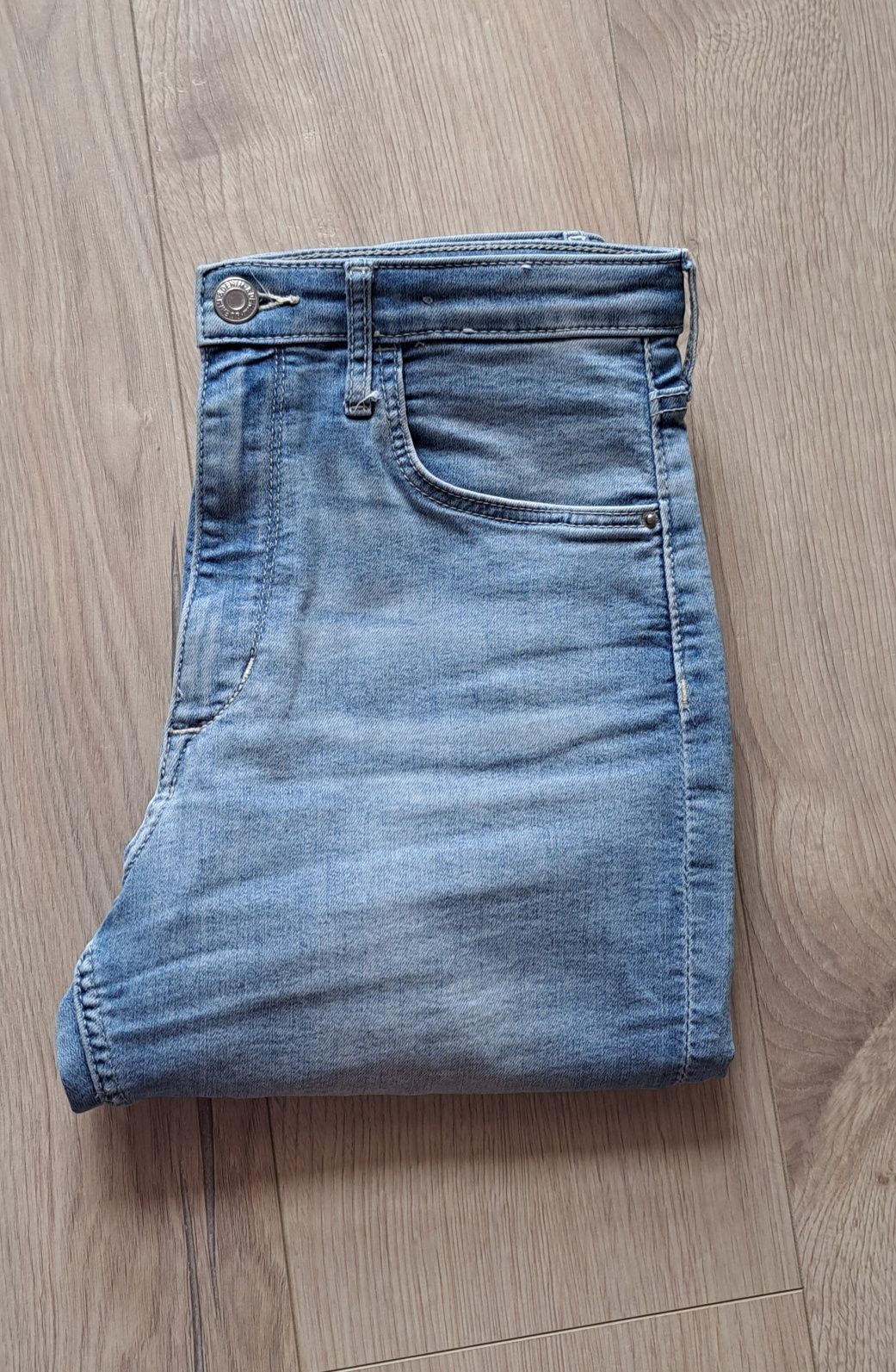 Удобни skinny jeans дънки с висока талия