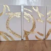 Set tablouri cu foita aur lucrate în 3D#amenajari#decoratiuni