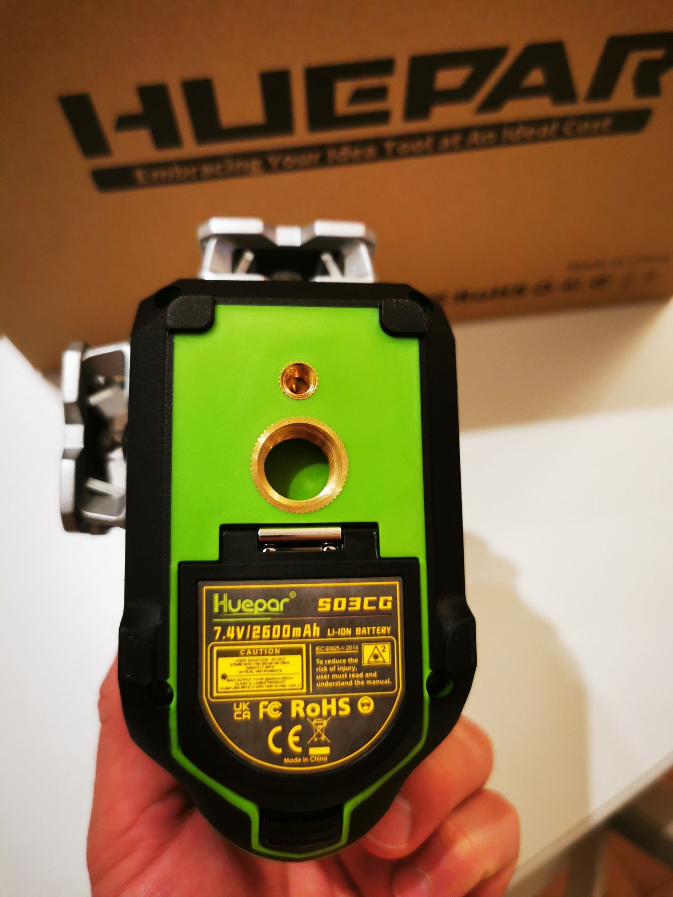 Лазерен нивелир Huepar S03 CG Bluetooth