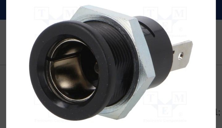 Adaptor soclu brichetă auto; soclu mini brichetă auto x1; 16A
