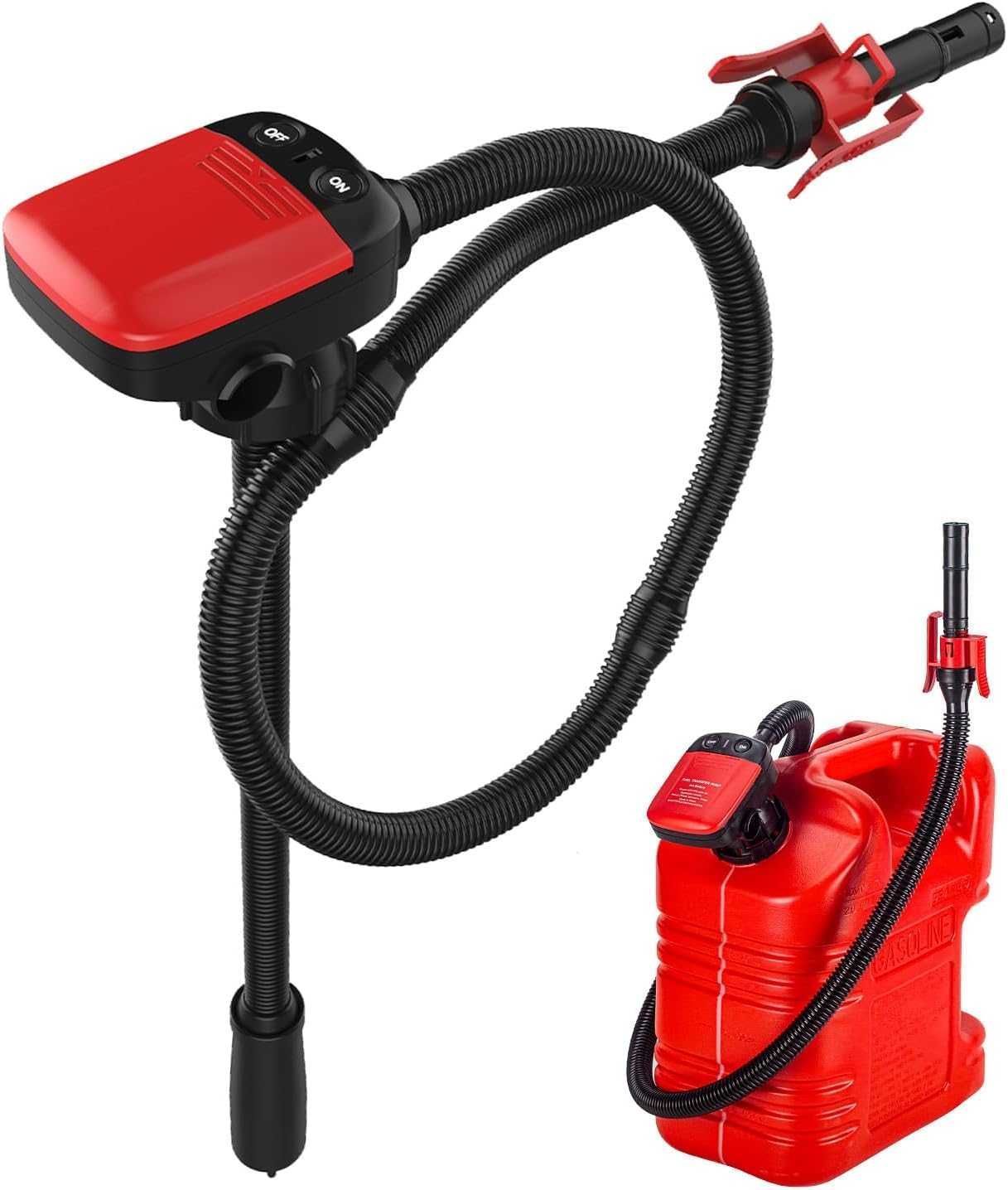 Pompa transfer lichide(canistra) cu Auto-Stop,baterie ext de la 200RON