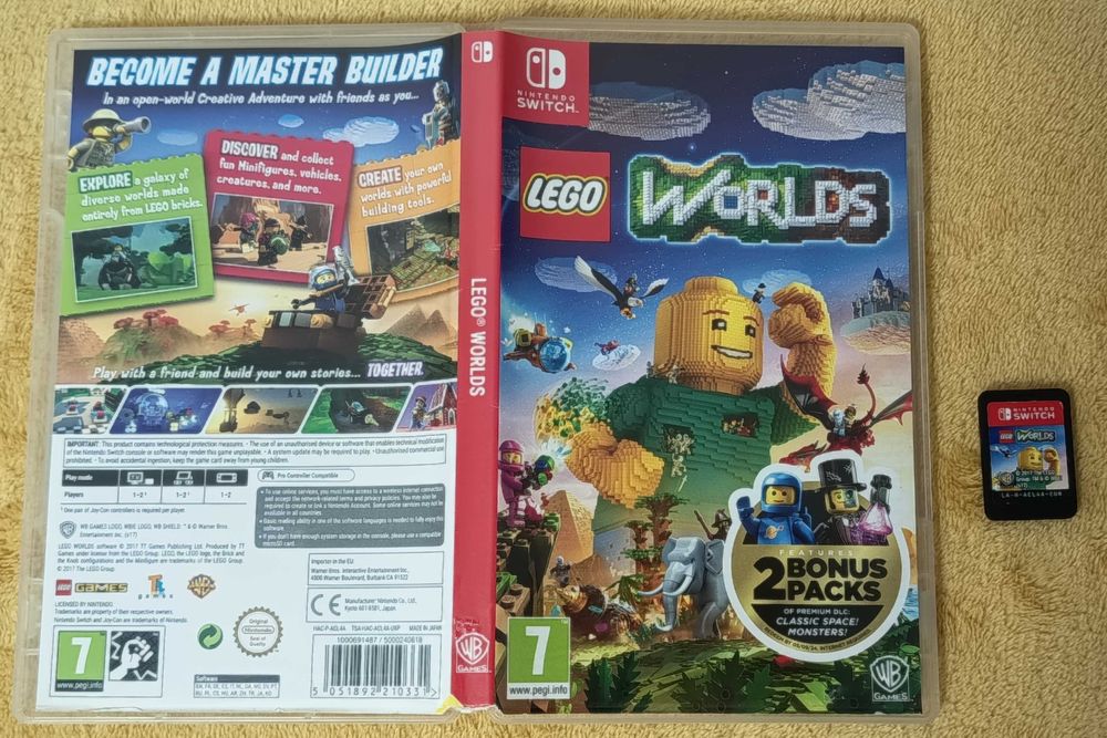 Nintendo Switch card joc Lego Worlds Engleza original impecabil cutie