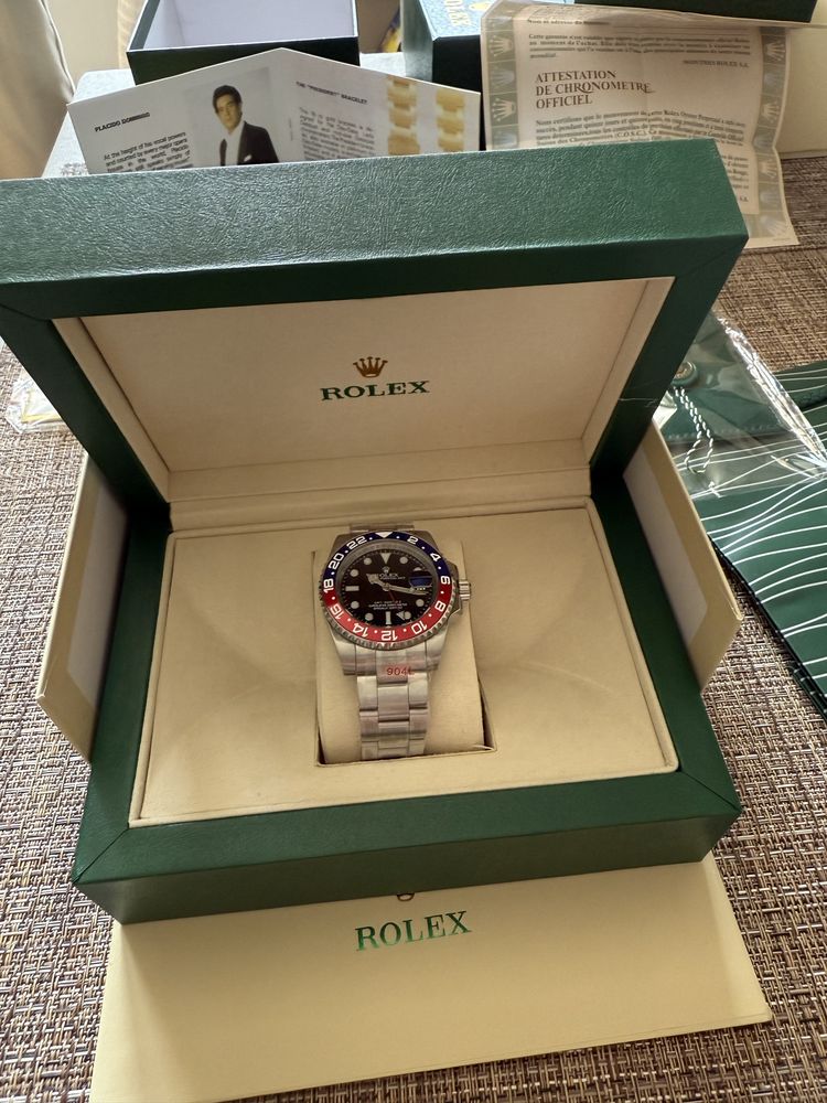 Часовник Rolex Gmt-Master || Pepsi Ролекс Гмт-Мастър Пепси