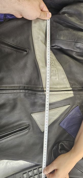 Geaca moto piele Target mar 56 XXL