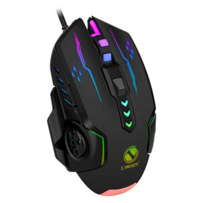 Mouse Gaming cu iluminare RGB 6 Butoane, DPI 1200,1800,2400,3600,USB