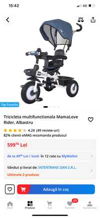 Tricicleta Mama Love Rider