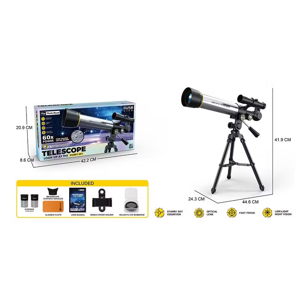 Telescop astronomic pentru copii, putere de marire 60x, NOU