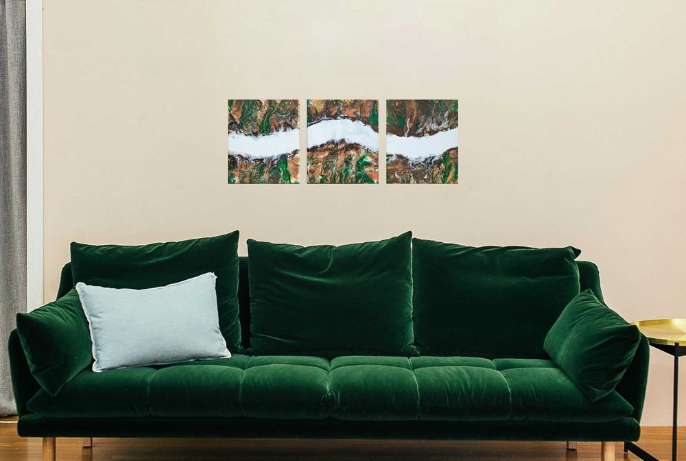 Picturi acrilice abstract pe canvas