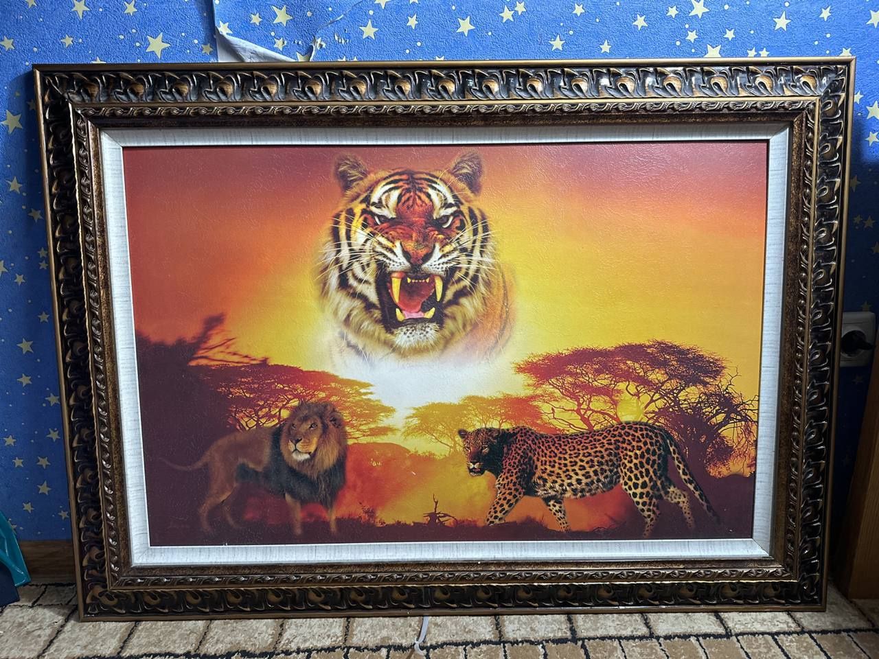 картинка где нарисован лев