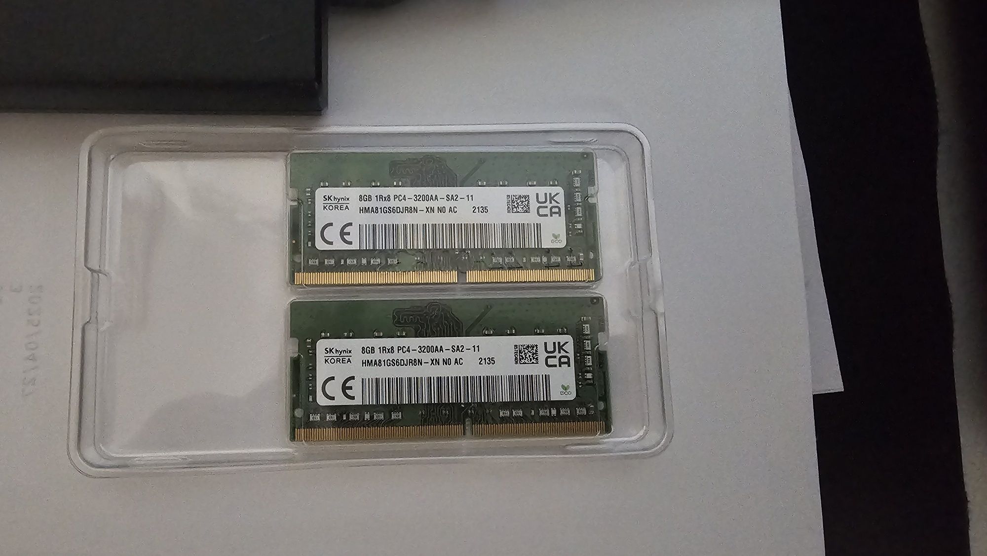 Рам памет за лаптоп 2х8gb ddr4 3200mhz