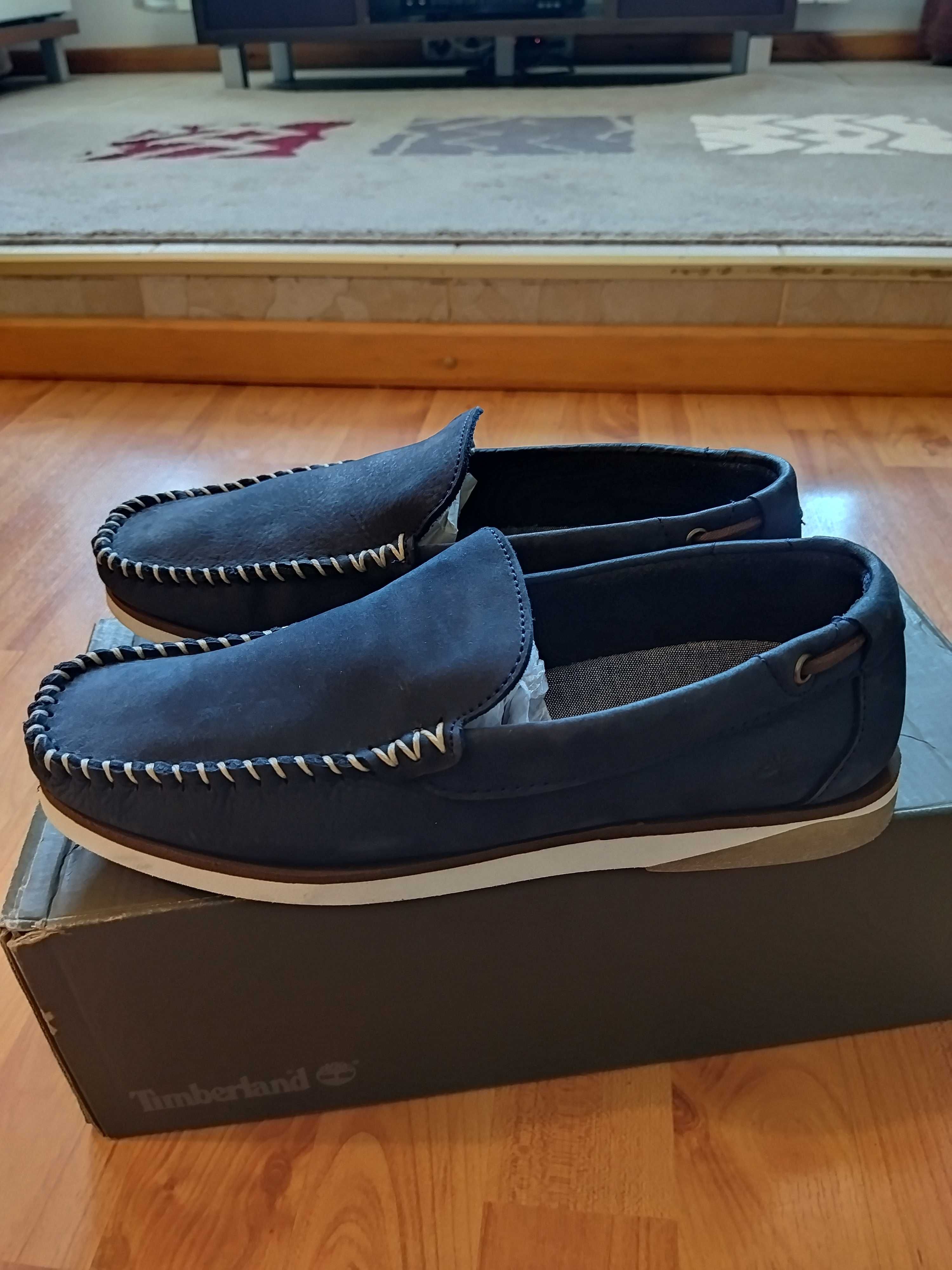 Лоферы-макасины Timberland (США),нубук,оригинал,новые,р-р 40