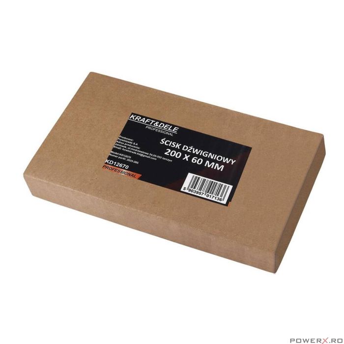 Menghina, clema cu prindere rapida,200 x 60 mm, profesionala, Kraft