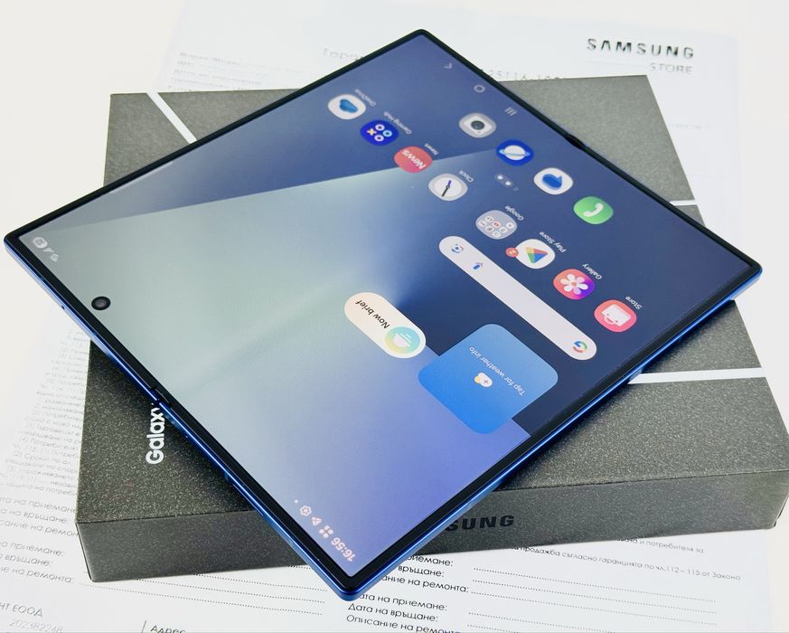 НОВ! Samsung Galaxy Z Fold 7 5G 256GB 12RAM Blue Shadow 2г. Гаранция!