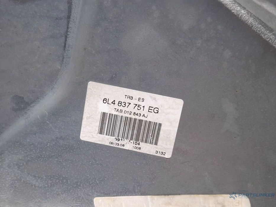 Macara geam stanga fata SEAT CORDOBA III 6L2 2002 - 20091.4 TDI BMS, BNV 6L4837751EG