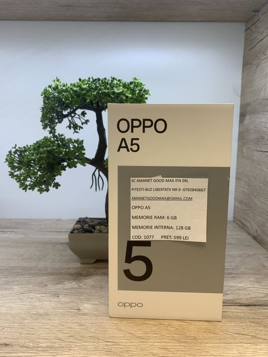 Oppo A5 nou, 0 minute vorbite