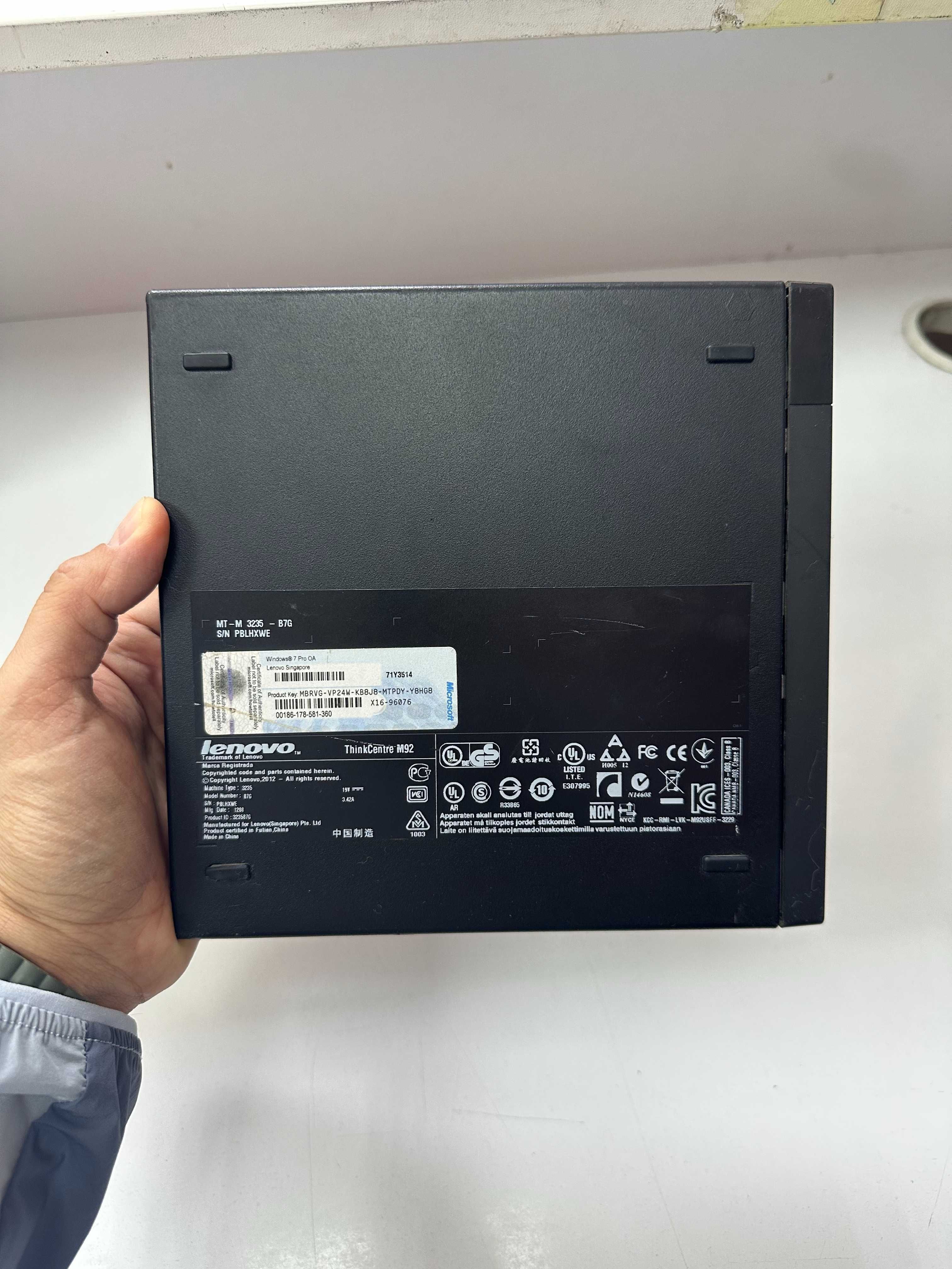 i5/4/128GB Lenovo ThinkCentre M92 Mini Computer Мини Компютер