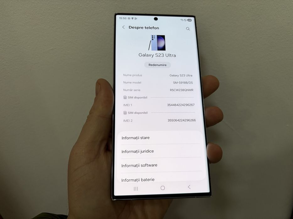 Samsung Galaxy S23 Ultra, 512 gb, 12 gb ram, 5G, Blue