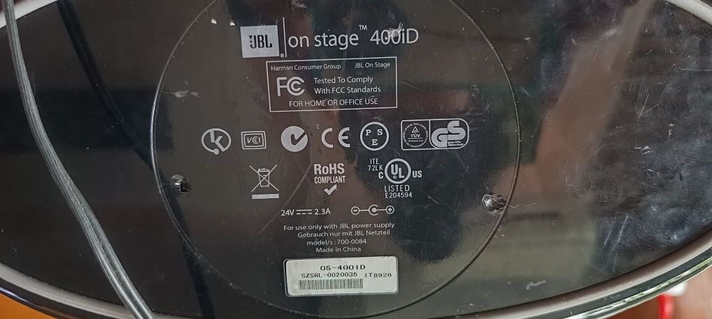 Докинг станция JBL on stage 4000iD