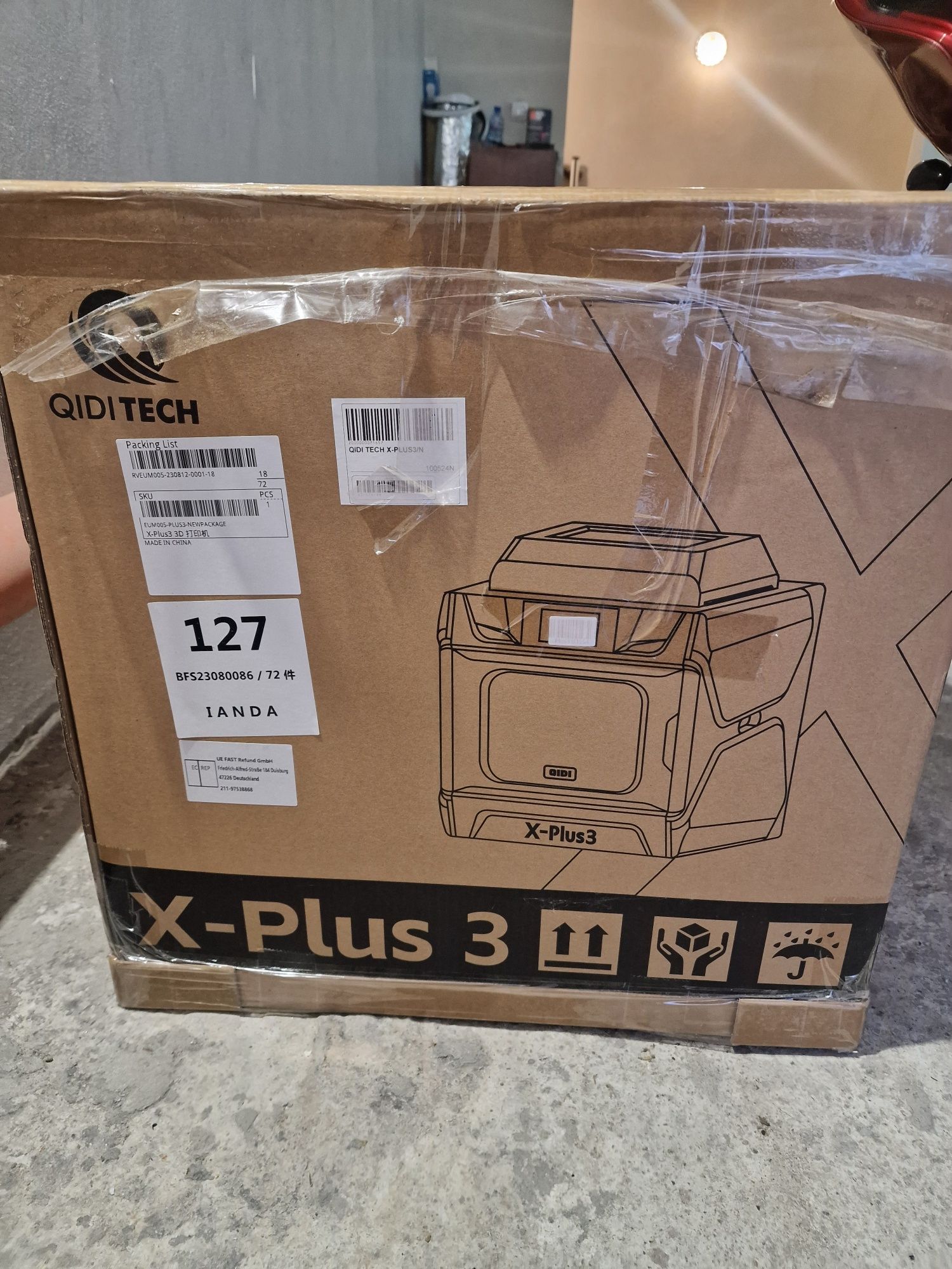 Qidi X-Plus 3 (3d printer) (НОВ)