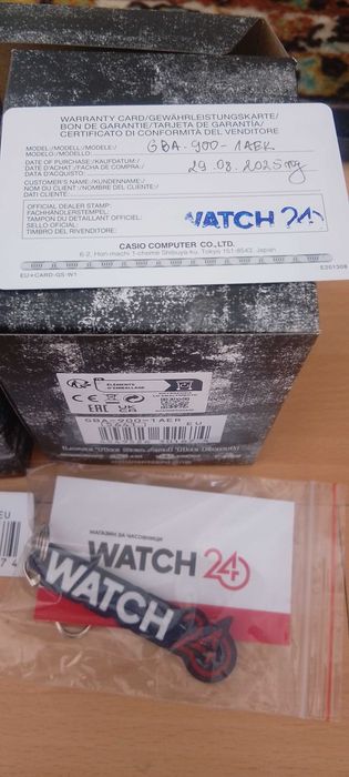 ЧАСОВНИК CASIO G-SHOCK GBA-900-1AER Със 2 години гаранция