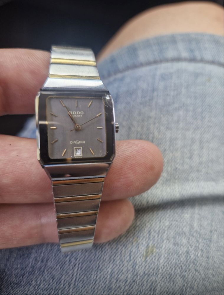 Ceas rado swis diastar  original aur si otel