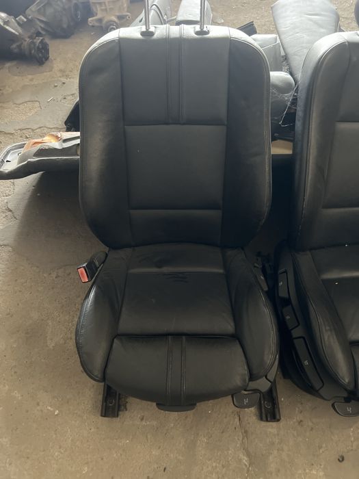 Interior Scaune recaro bmw x3 e83 piele neagra cu incalzire