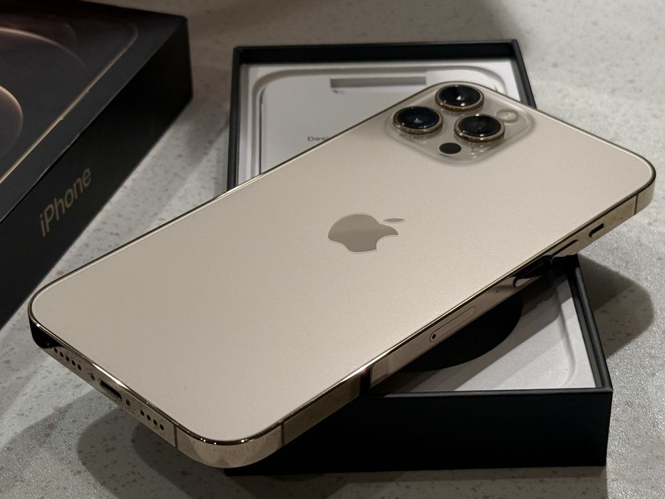 iPhone 12 Pro Max 128GB Gold – Перфектен, 100% Батерия!