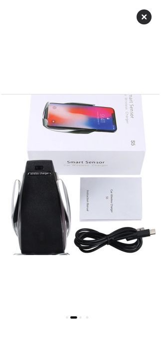 Suport Incarcator Telefon Auto Wireless Smart Sensor S5