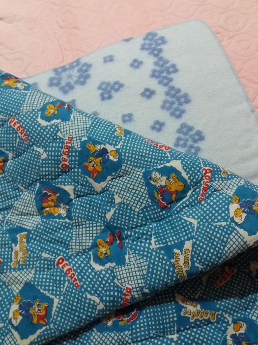 Ватное и байковое одеяло