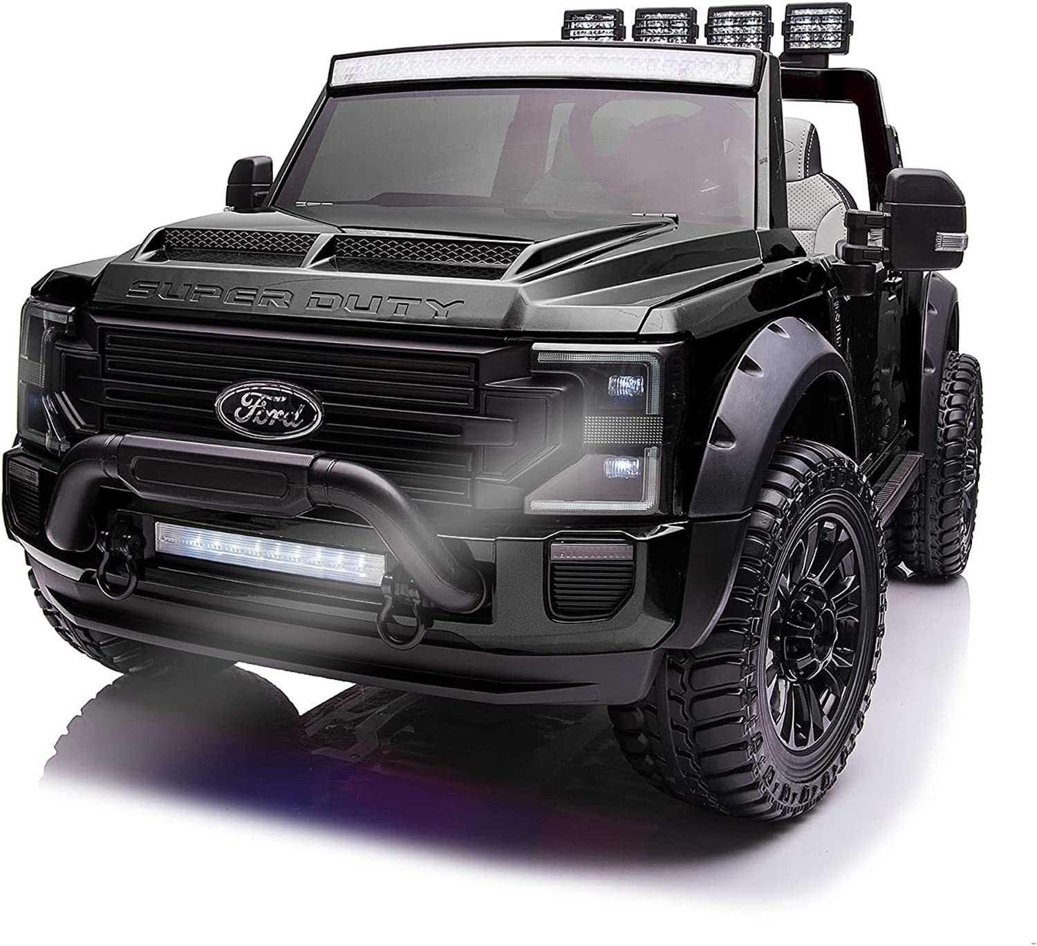 Акумулаторен Двуместен джип Ford super Duty 4X4 2X12V14Абатерия, C MP4