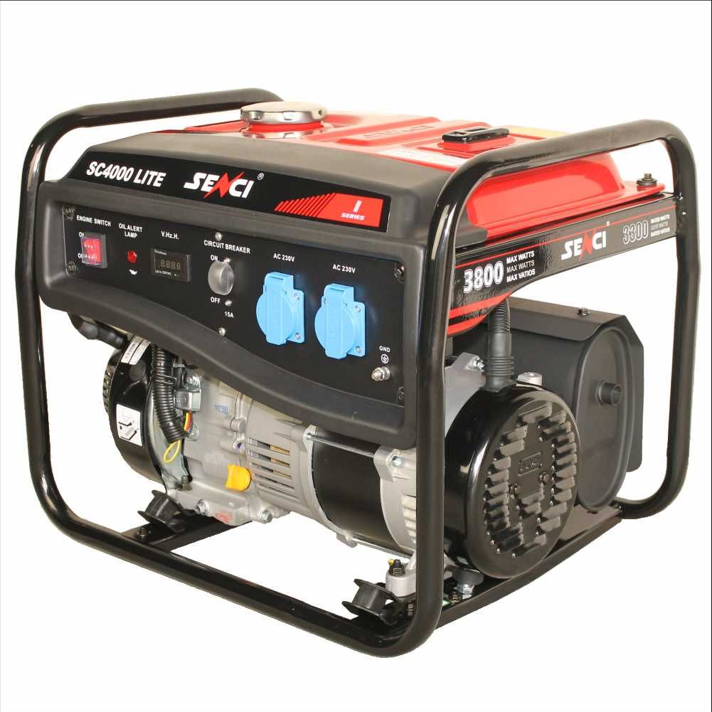 Generator curent SENCI SC-4000 LITE, Putere 3.8 kW, 230V, AVR, benzina