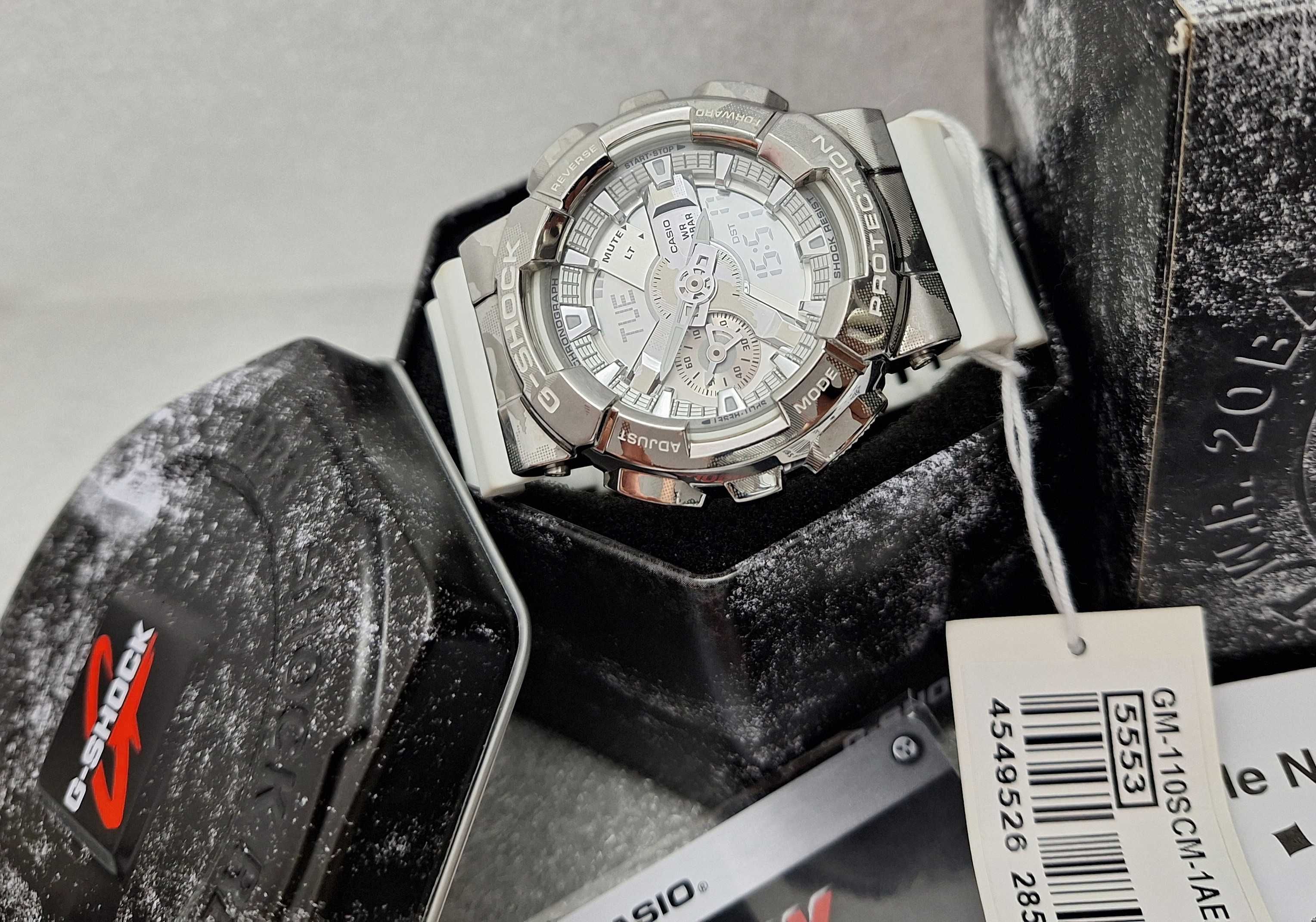 Перфектен! Часовник Casio G-Shock GM-110SCM-1AER УНИСЕКС!