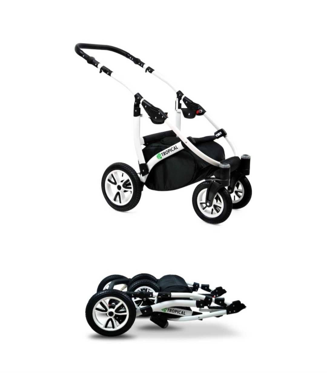 Бебешка количка 3 в 1 Baby LUX Tropical