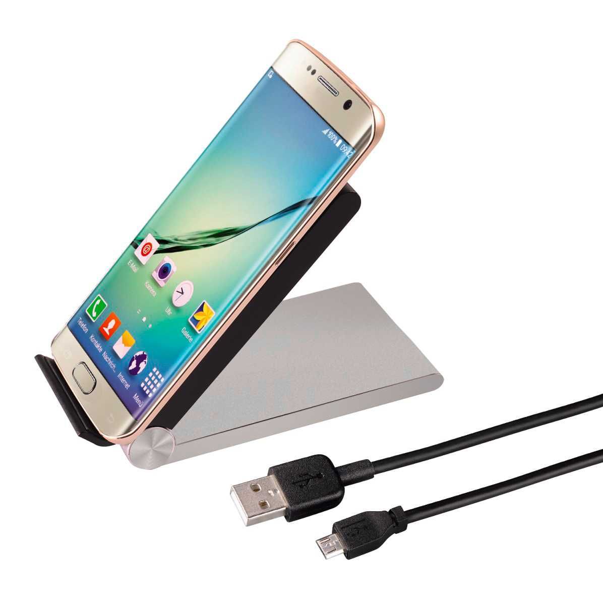Incarcator wireless Qi HAMA Desk Inductive Charger, in cutie