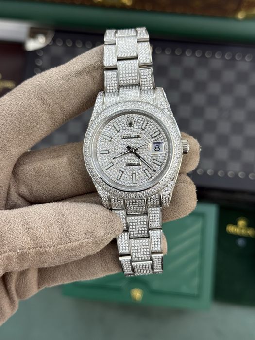 Rolex Date-Just Index 41 Ice Out
