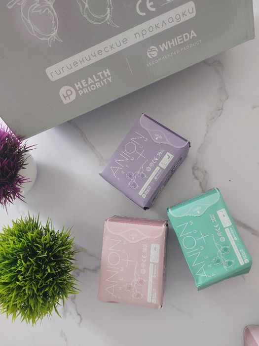 Анионовые гигиеническая прокладка от whieda