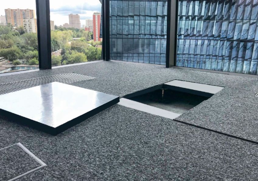 Монтаж фальшпола и кавролана — качество, гарантия,