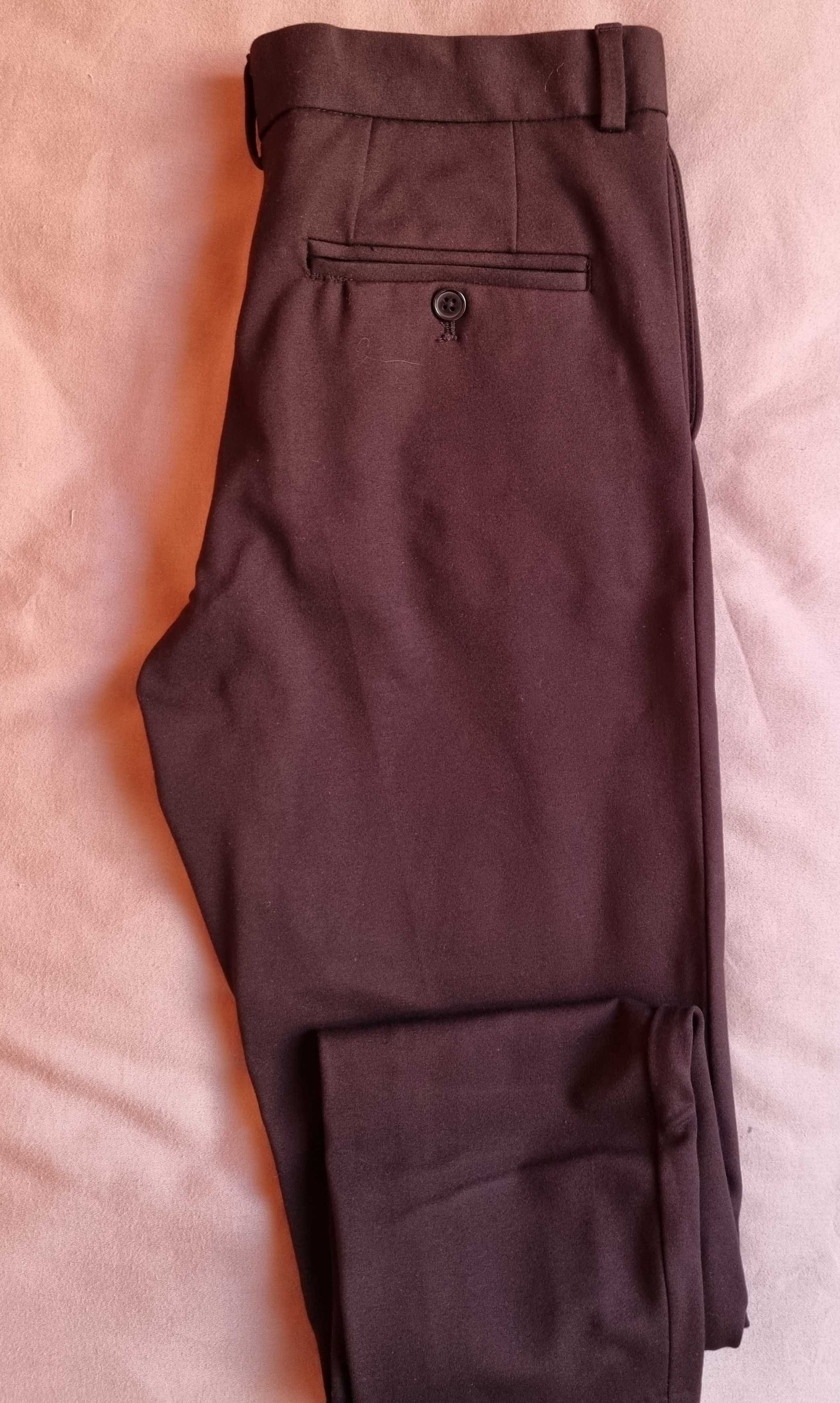Pantalon H&M negru slim pentru baieti purtați o singura data