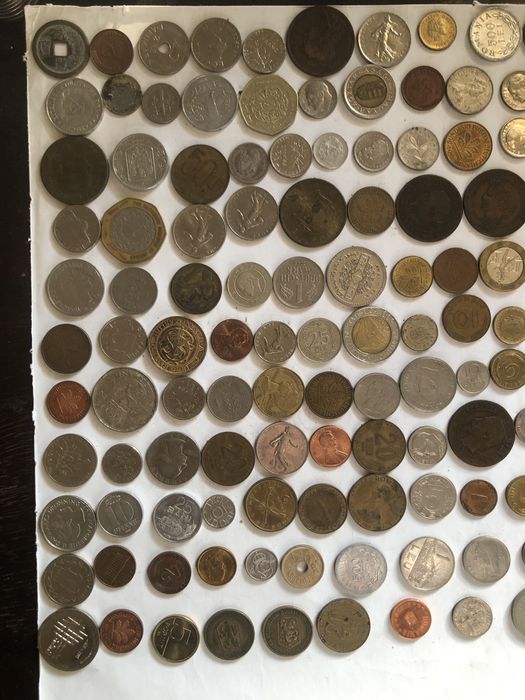 Colectie Bani vechi Romanesti si Straini , Monede   , Insigne