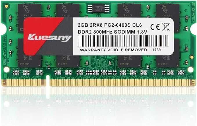 Memorie Laptop Kuesuny 2GB DDR2 800 Mhz, 6400S, CL6