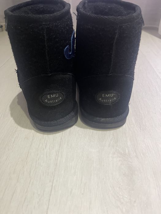 Emu ghete piele blana naturala