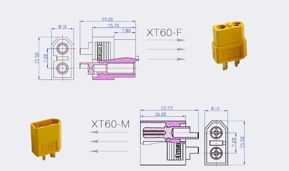 Incarcator 54.6V  cu 5Ah  conector XT 60