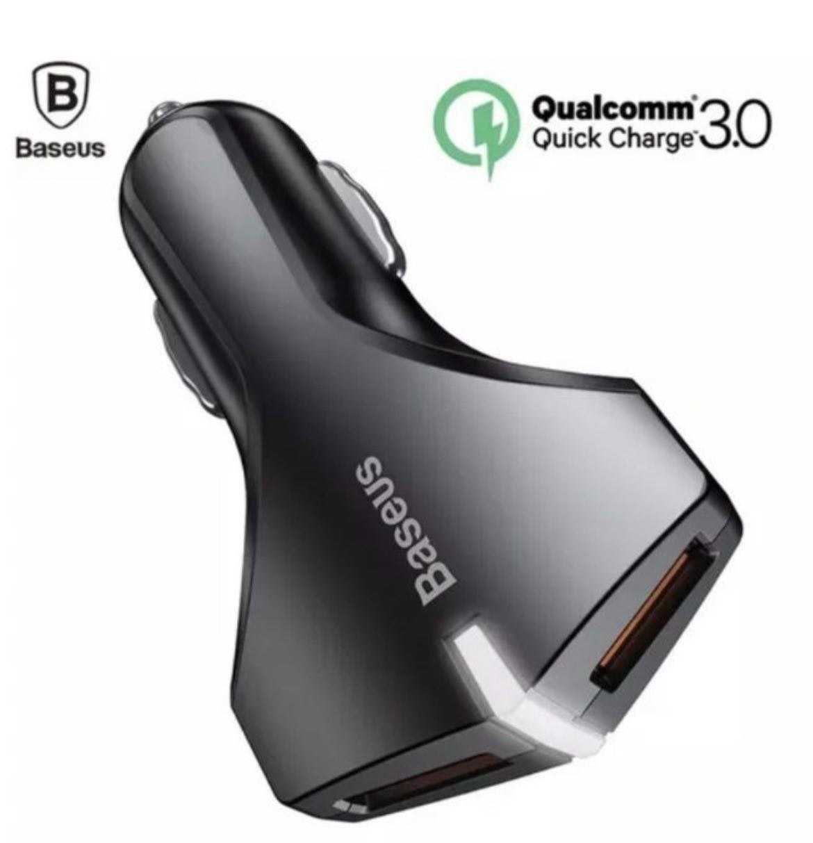 Incarcator masina Baseus Dual USB Quick Charge 3.0 Fast Charger NOU