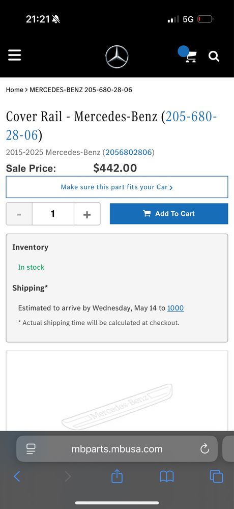 Лайсна за праг AMG