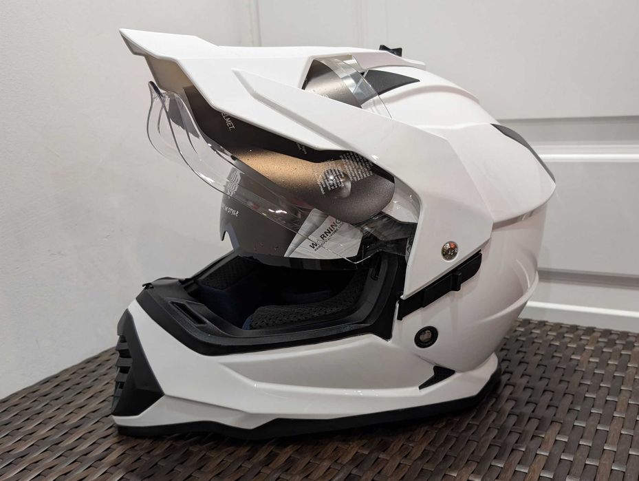 Casca moto ILM cross, Dual Sport, marime M - ochelari de soare